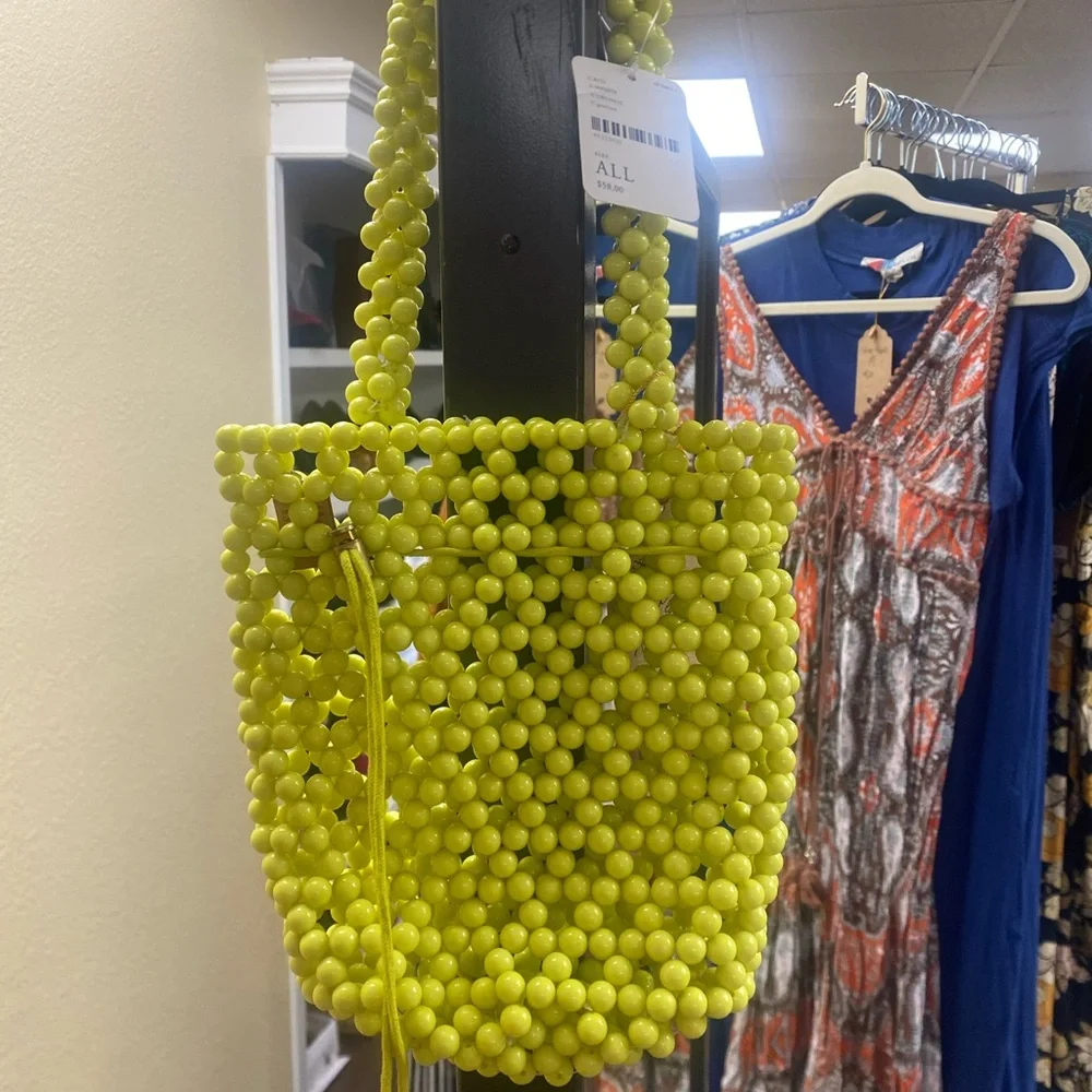 Free People Neon Beaded Bucket Bag - Picture 4 of 6